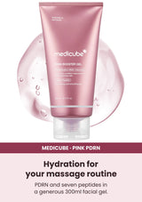 Medicube PDRN Booster Gel — Your hydrating massage partner. PDRN and seven peptides in a generous 300ml facial gel.