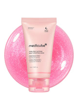 Medicube PDRN Pink Caffeine Night Wrapping Mask 75ml — exact single-tube variant product image