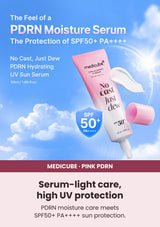 Medicube PDRN Hydrating UV Serum SPF50+ PA++++ 50ml — Serum-light care, high UV protection. PDRN moisture care meets SPF50+ PA++++ sun protection.