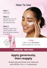 Medicube PDRN Hydrating UV Serum SPF50+ PA++++ 50ml — Apply generously, then reapply. Shake well and finish your skincare with SPF50+ PA++++ protection.