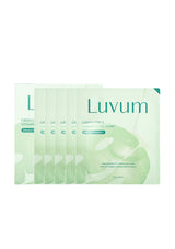 Packaging of Luvum Green C Vitamin C Gel Mask on a white background