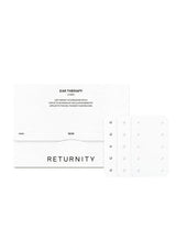 White ear therapy patch with text and branding on a white background