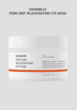 Genabelle PDRN 360° Rejuvenating Eye Mask jar on a light gray background