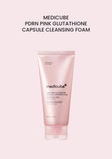 Medicube PDRN Pink Glutathione Capsule Cleansing Foam 120g — Pink PDRN range main image