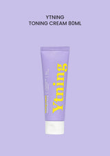 YTNING Toning Cream 80ml — purple tube with yellow YTNING lettering