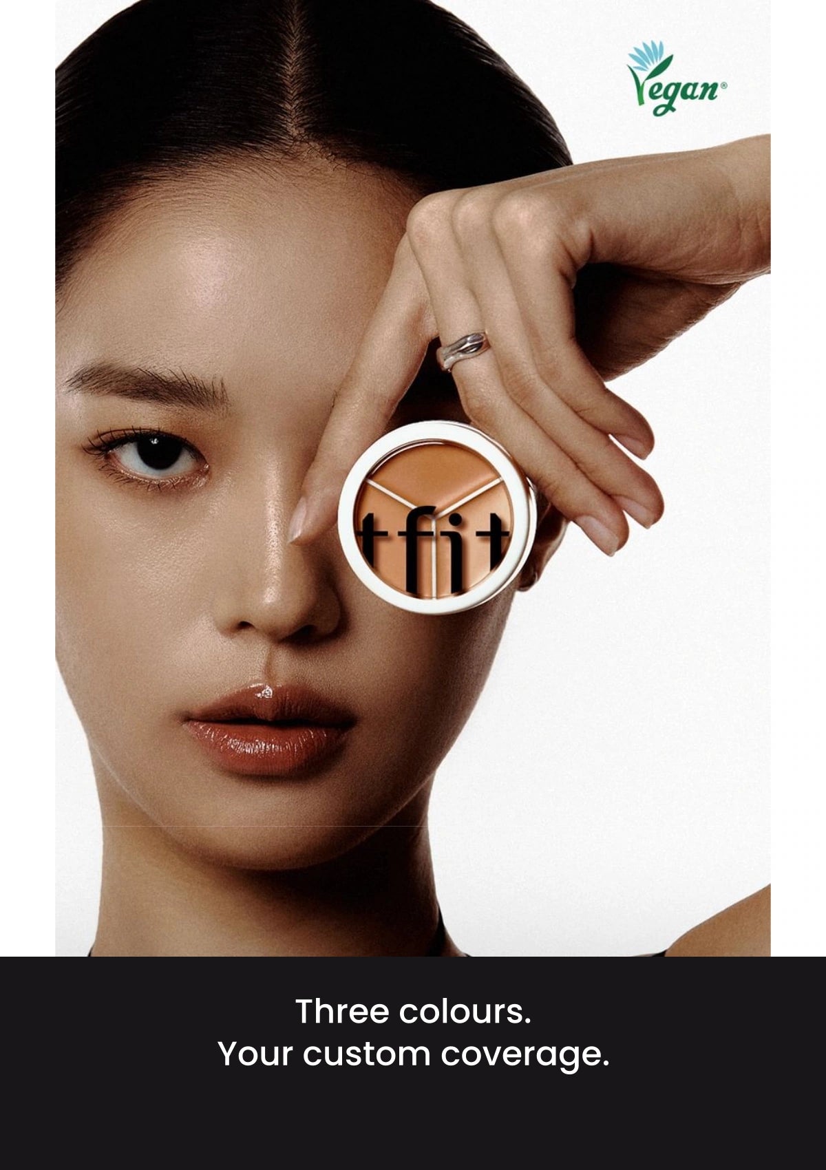 TFIT Cover Up Pro Concealer โ campaign photography and three-colour concept