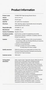 THOME PPM Barrier Serum – Product information and full ingredients (English)