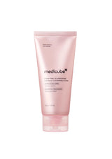 A pink squeeze tube of medicube Porphin Pink Glutathione Capsule Cleansing Foam on a plain white background.