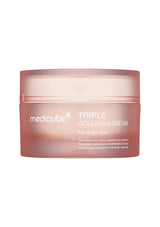 Medicube Triple Collagen Cream jar on a white background