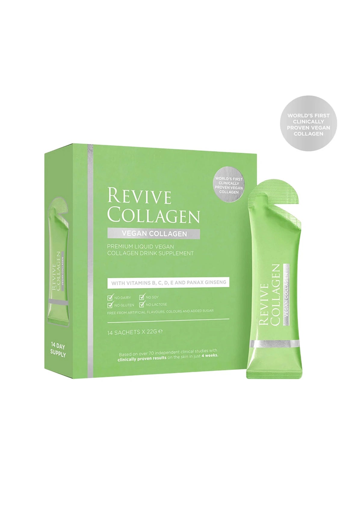 Revive Collagen product packaging on a white background