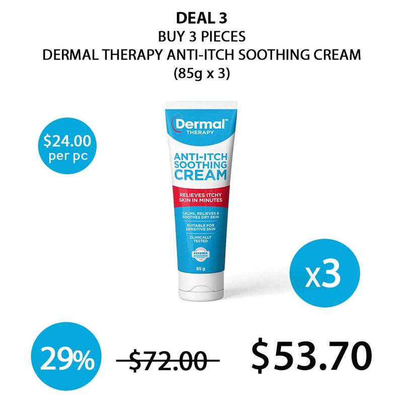 [DERMAL THERAPY] Anti Itch Soothing Cream 85g