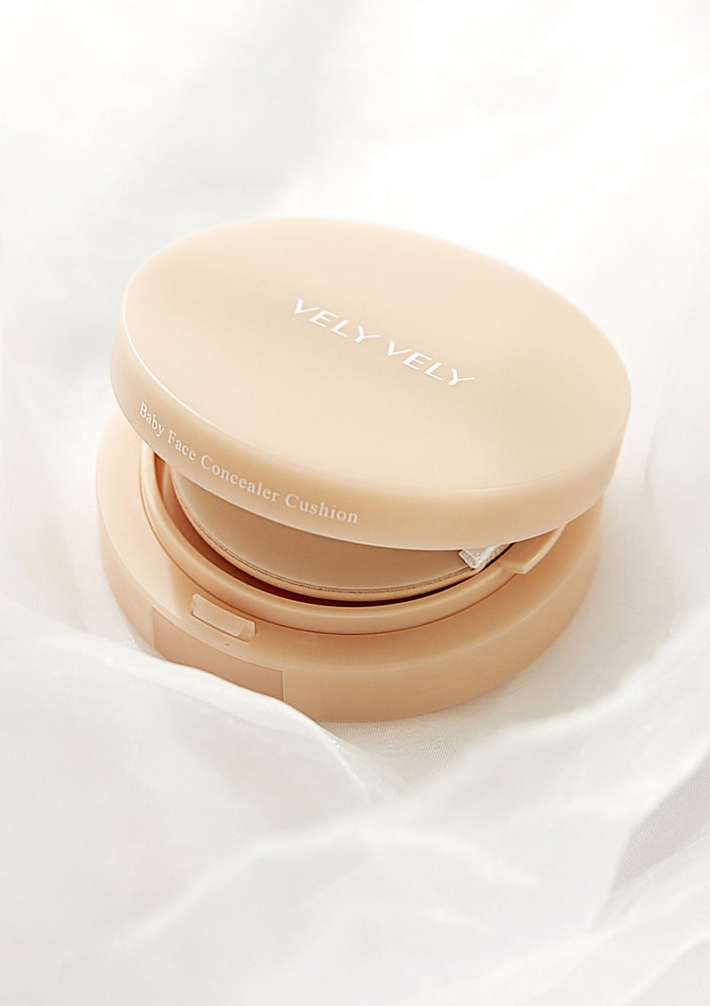 [VELY VELY] Baby Face Concealer Cushion 15g #13 Fair | #21 Light | #23 Natural - COCOMO
