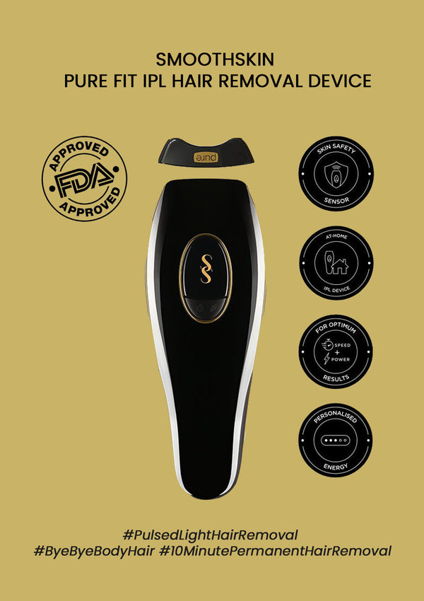 [SMOOTHSKIN] 2022 NEW VERSION - Pure Fit Intelligent IPL Hair Removal Device With Unlimited Flashes - COCOMO