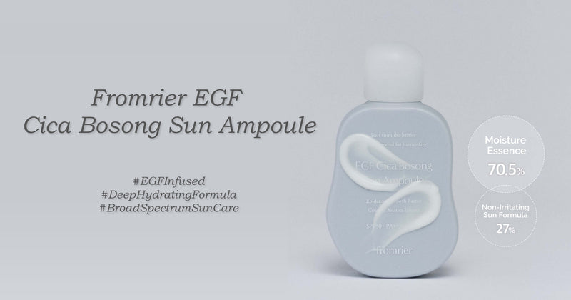 Fromrier EGF Cica Bosong Sun Ampoule: A Gentle Shield for Sensitive Skin