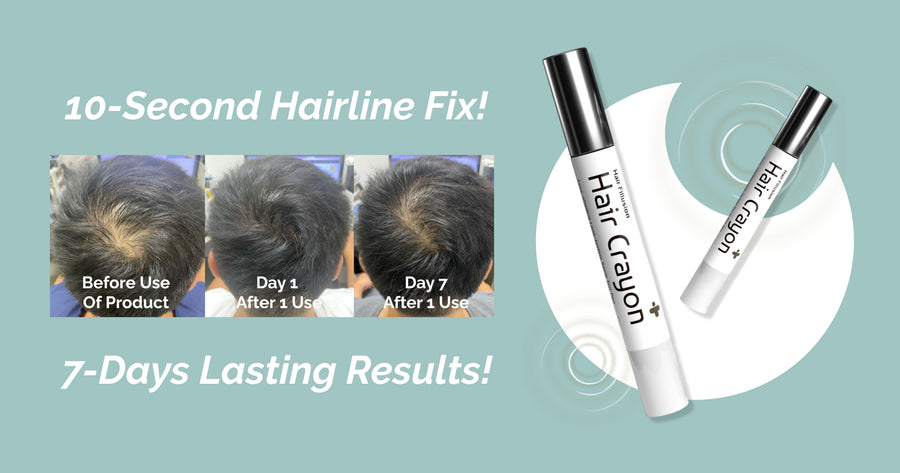 One Application that lasts 7 DAYS! Hair Crayon Guide!