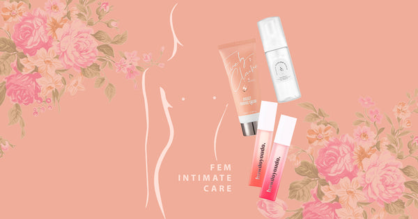 Fem Intimate Care Trio -- Eve by Claire Breast Firming cream, Viva Korea How do you do Nipple Tints, Agent 9 Vegan Intimate Vaginal Wash for Women