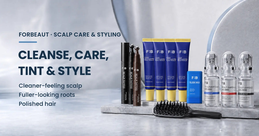 FORBEAUT Scalp Routine: Cleanse, Care, Tint and Style