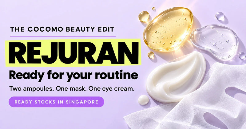 COCOMO REJURAN ready-stock guide: two ampoules, one mask and one eye cream