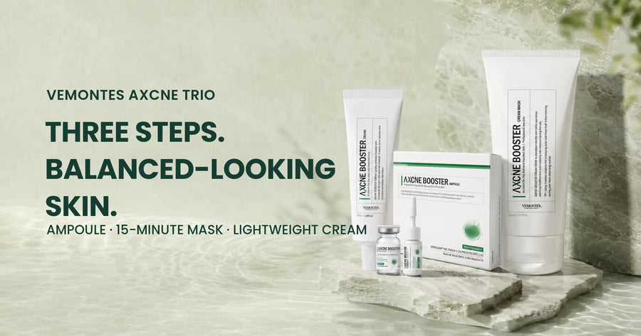 VEMONTES AXCNE Trio: A Clear Routine for Balanced Skin