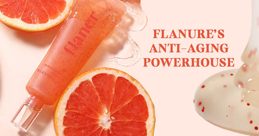 Wake Up to a Glowing You: Flanure Grapefruit Jam Sleeping Pack!
