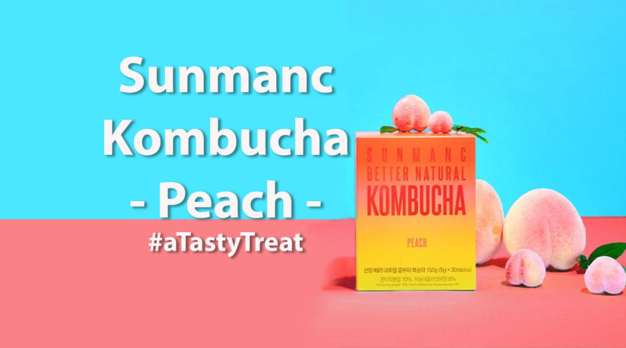 The Sunmanc Kombucha Drink - Peach Flavoured - COCOMO