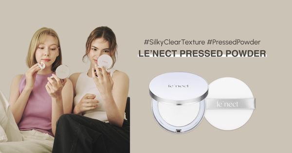 Le'nect Clear Pore Finish Pact — pore refining oil controlling pressed powder to finish your look!