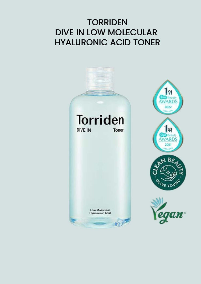 TORRIDEN] Dive In Low Molecular Hyaluronic Acid Toner 300ml - COCOMO