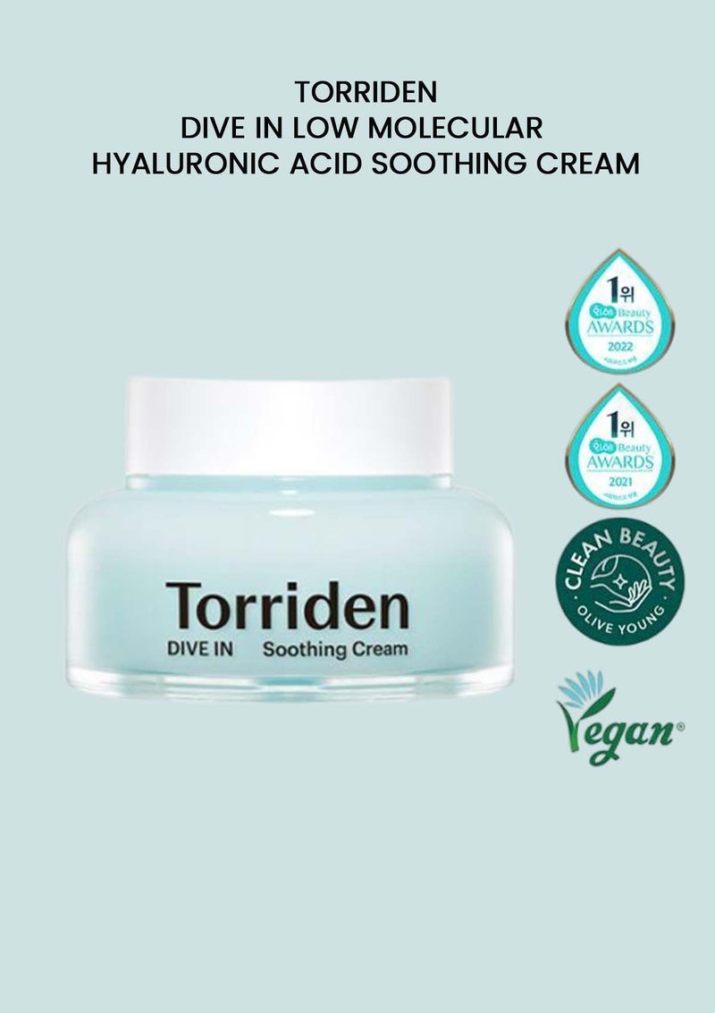 [TORRIDEN] Dive In Low Molecular Hyaluronic Acid Soothing Cream 100ml