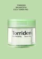 Jar of Torriden Balanceful Toner Pad on a green background
