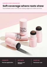 SO NATURAL Hair Line Cover Cushion 2.5g with built-in cushion tips for sparse hairline coverage