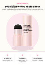 SO NATURAL Hair Line Cover Cushion with built-in puff for precise hairline and part-line coverage