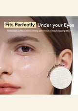 ABIB Collagen Eye Patch embossed non-slip hydrogel fit beneath the eyes