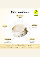 ABIB Collagen Eye Patch with caffeine vegan collagen Jericho rose peptide hyaluronic acid and ceramide