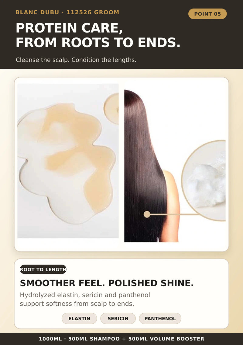 BLANC DUBU Groom Shampoo 1000ml 1+1 FREE | COCOMO