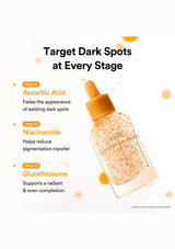ABIB Vita Drop three-stage dark spot care with ascorbic acid, niacinamide and glutathione