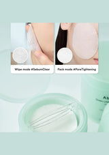 ABIB Green LHA Pore Pad wipe mode and targeted mini mask mode