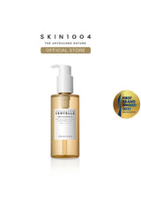 SKIN1004 bottle with pump on a white background, featuring the brand name and an award badge.