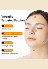 ABIB Glutathione Eye Patch for under-eyes forehead smile lines crow's feet and neck