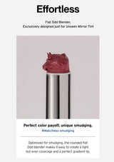 Flat Odd Blender for Unseen Mirror Tint with product image and text on a light gray background