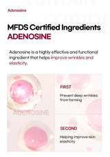 Advertisement for Adenosine with MFDS certification on a white background