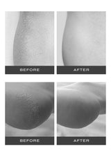 Product description text with a strawberry sorbet texture and white strawberry water focus on moisturizing and exfoliating skin.