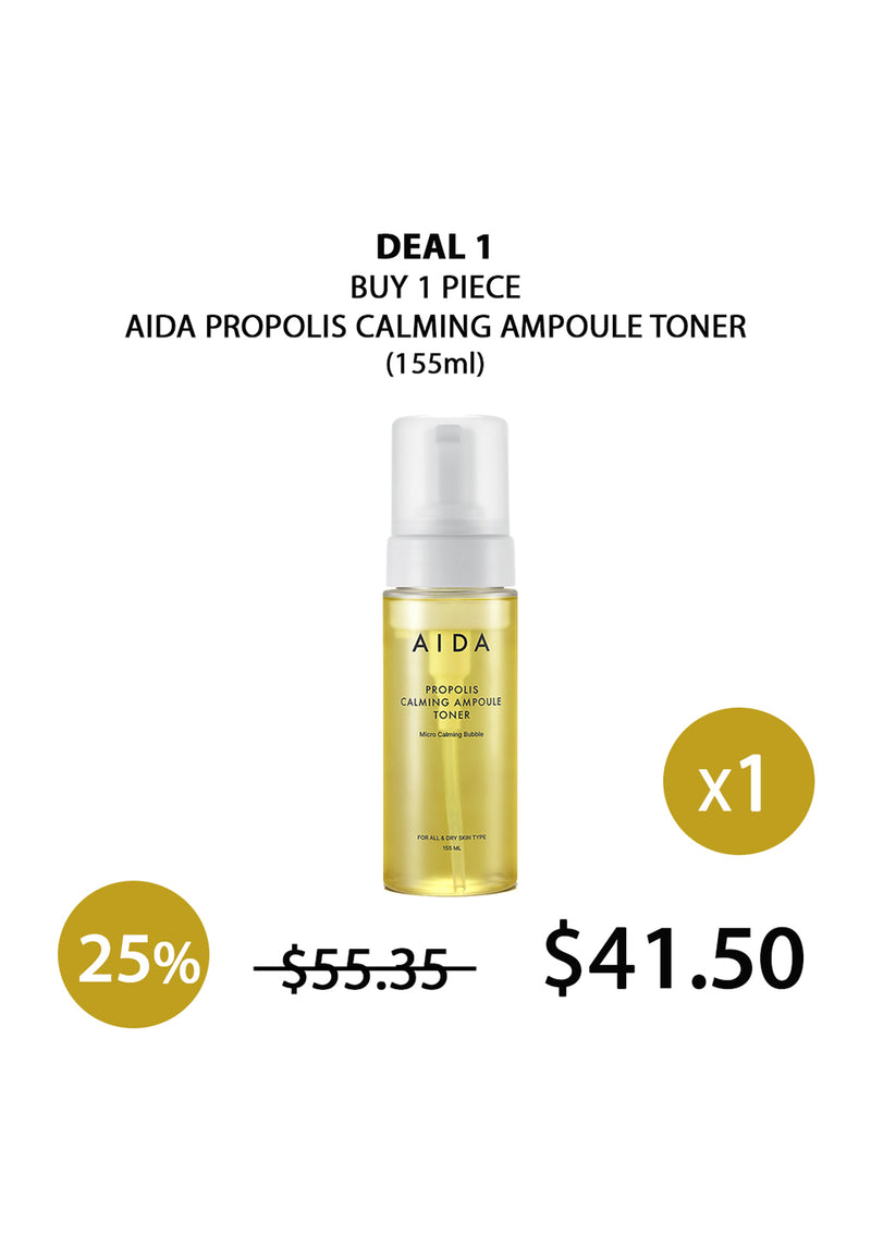 [AIDA] Propolis Calming Ampoule Toner 155ml