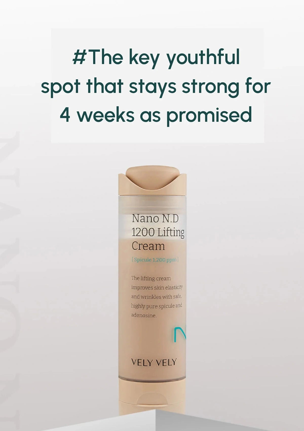 VELY VELY Nano N.D 1200 Lifting Cream – Firming & Elasticity Boost – COCOMO