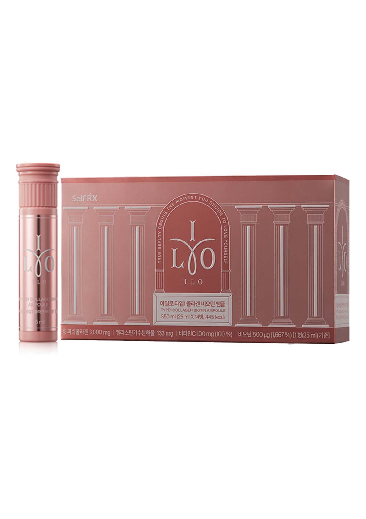 [ILO] Olive Young Bestseller Collagen Biotin Ampoule 8ea | 14ea | 28ea (BUY  1 MEDIUM) 14EA ILO COLLAGEN DRINK = 14 BOTTLES