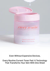 Pink container labeled 'every routine' with a white background
