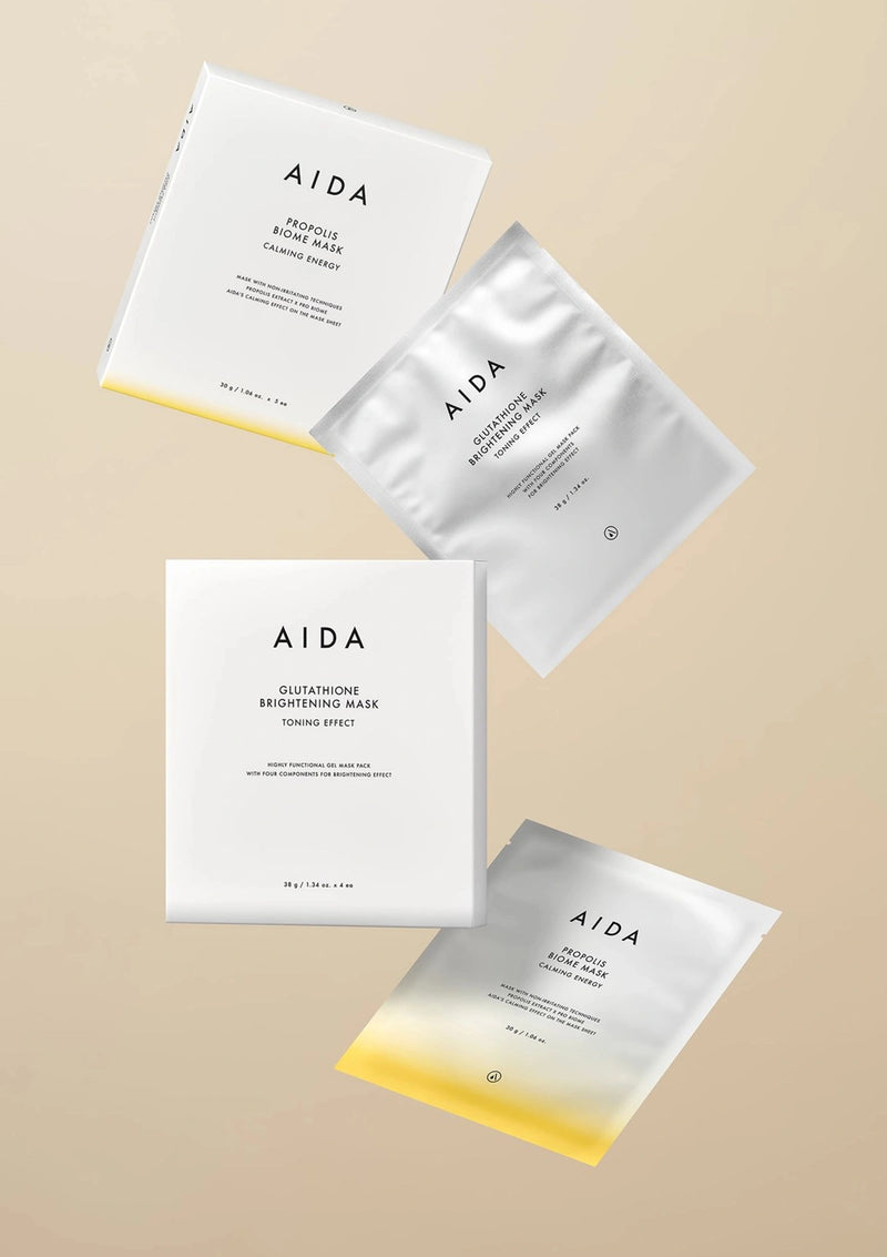 AIDA Propolis Biome & Glutathione Brightening Masks SG – COCOMO