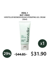 Hersteller Wonder Veggie Hydrating Gel Cream with promotional text on a white background