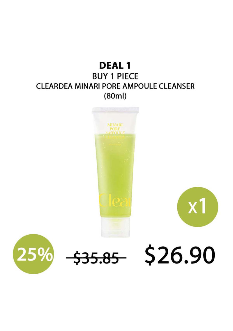 [CLEARDEA] Minari Pore Ampoule Cleanser 80ml