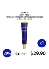 [FORBEAUT] Hyper Deep Cleansing Scalp Scaler (1 Box = 15g x 4pcs)