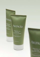Arencia skincare products on a white background